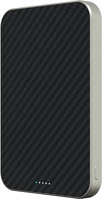 Беспроводной внешний аккумулятор Magssory Pride Pro 5K Magnetic Power Bank, с поддержкой Qi2, "Титановый"