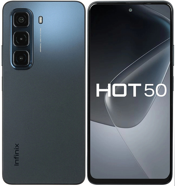 Смартфон Infinix HOT 50 6/256 ГБ, Черный
