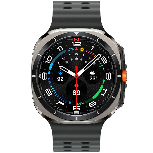 Смарт-часы Samsung Galaxy Watch Ultra (2025) LTE 47 мм, Серый титан
