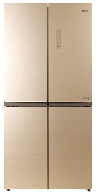 Холодильник Side by Side CENTEK CT-1756 Beige Glas