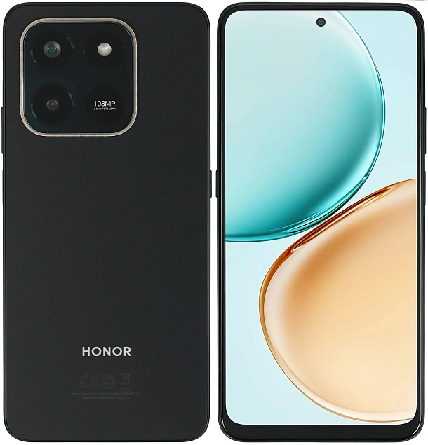 Смартфон Honor X7d 8/256 Гб Чёрный
