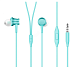 Наушники Mi Earphone Basic с микрофоном, голубой
