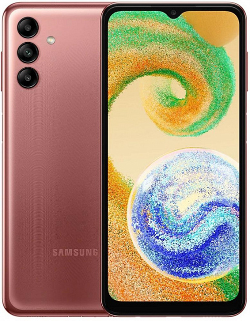 Смартфон Samsung Galaxy A04s 4/128 ГБ, медный
