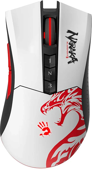Беспроводная мышь A4Tech Bloody R90 Plus Naraka White
