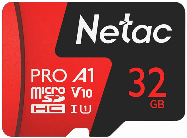 Флэш-карта Micro-SD 32GB Netac P500 Extreme Pro
