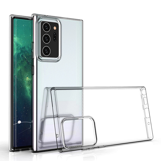 Чехол силиконовый прозрачный для Samsung Note 20 Ultra
