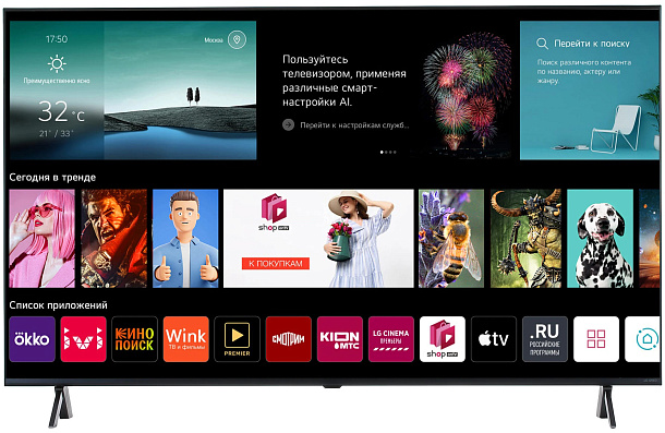 Телевизор LED LG 55QNED756RA
