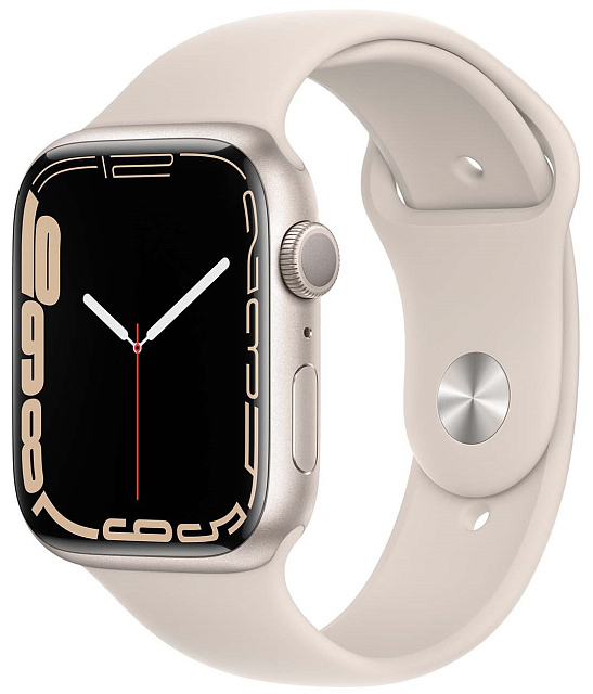 УМНЫЕ ЧАСЫ APPLE WATCH SERIES 7 45 ММ, СИЯЮЩАЯ ЗВЕЗДА
