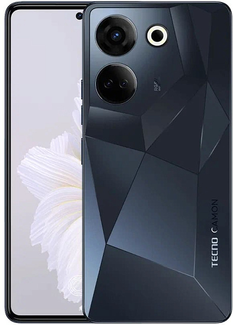 Смартфон TECNO Camon 20 8/256 ГБ, Predawn Black
