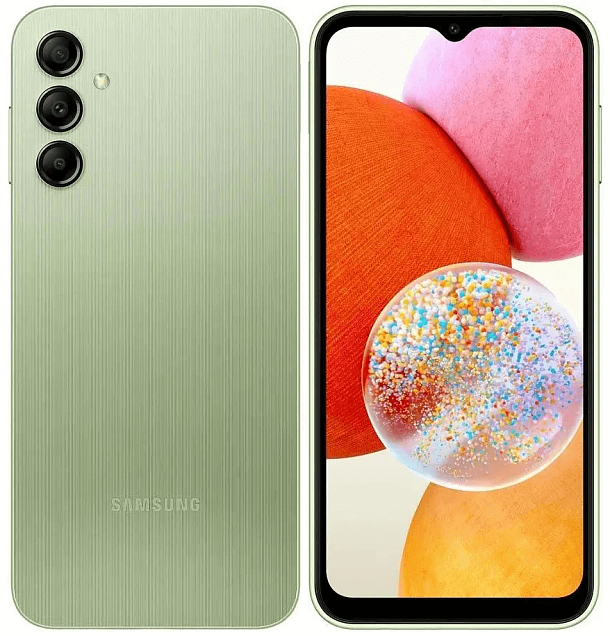 Смартфон Samsung Galaxy A14 4/128 ГБ, светло-зеленый
