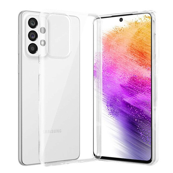 Чехол силиконовый прозрачный Samsung A73
