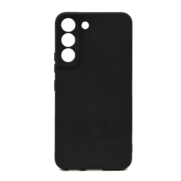Чехол силиконовый чёрный Samsung S22
