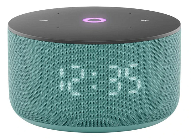 Умная колонка Яндекс Станция Мини 3 с часами Бирюзовая
