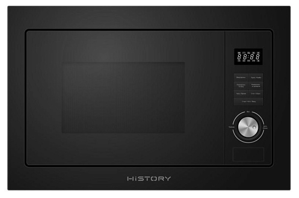 Встраиваемая микроволновая печь HiSTORY MIH 38BG MBK
