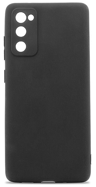 Чехол силиконовый чёрный для Samsung S20FE
