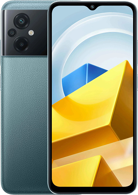 Смартфон Xiaomi POCO M5 6/128 ГБ Global, зелeный
