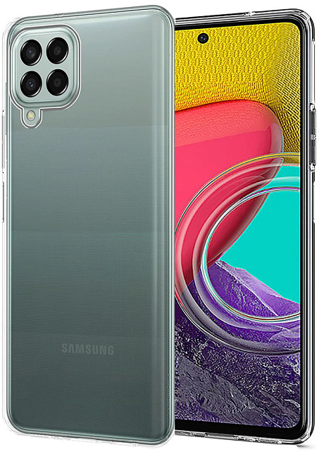 Чехол силиконовый прозрачный для Samsung M53
