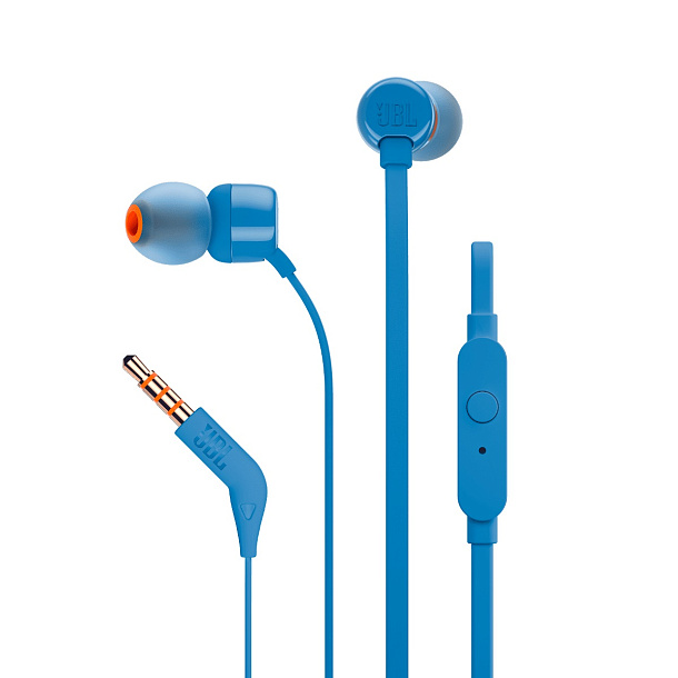 Наушники JBL T110 синие
