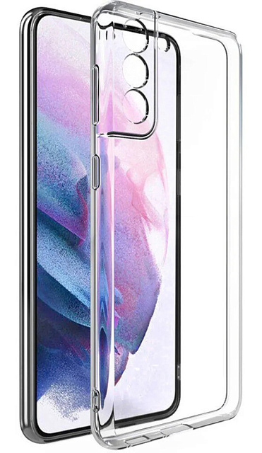 Чехол силиконовый прозрачный для Samsung S21 Plus

