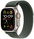 Apple Watch Ultra 2 GPS + Cellular, 49 мм, корпус из титана, ремешок Trail зеленого цвета