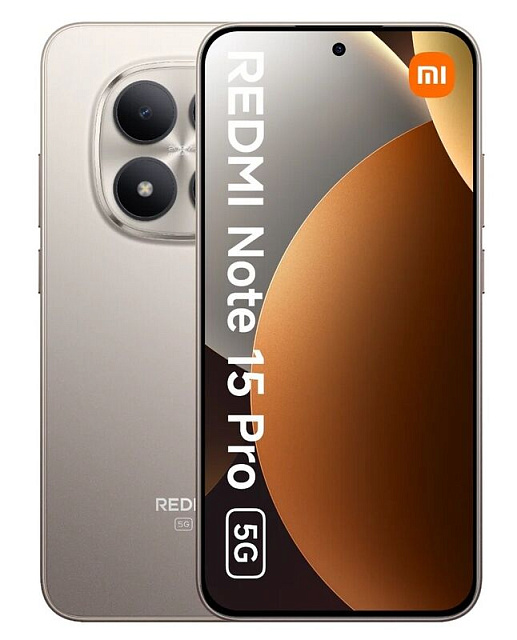 Смартфон Xiaomi Redmi Note 15 Pro 5G 8/256 ГБ Титановый
