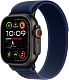 Apple Watch Ultra 2 GPS + Cellular, 49 мм, корпус из черного титана, ремешок Trail синего цвета