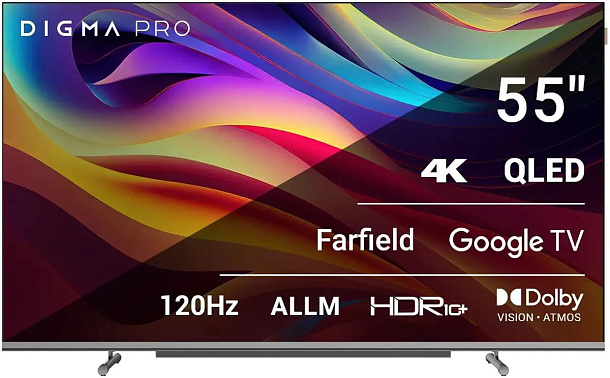 Телевизор QLED DIGMA PRO 55L
