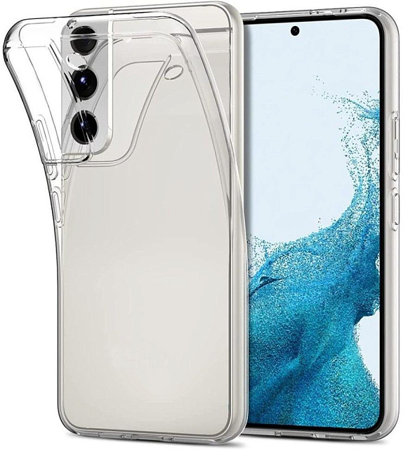 Чехол силиконовый прозрачный для Samsung S23
