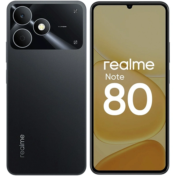 Смартфон Realme Note 80 4/128 ГБ Чёрный
