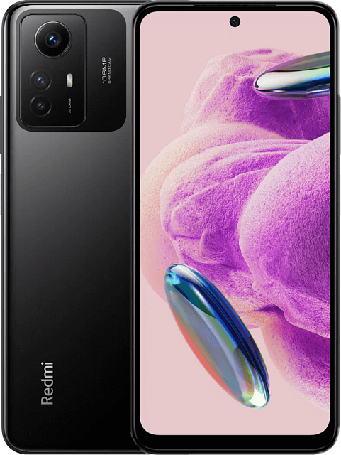 Смартфон Xiaomi Redmi Note 12S 8/256 ГБ, черный

