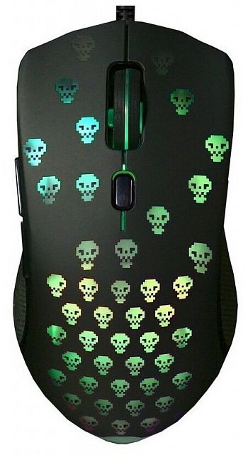 Проводная мышь SMARTBUY RUSH Skull черный
