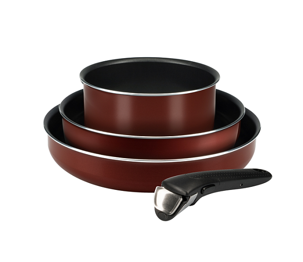 Набор посуды TEFAL Ingenio Red 04175890 4 предмета
