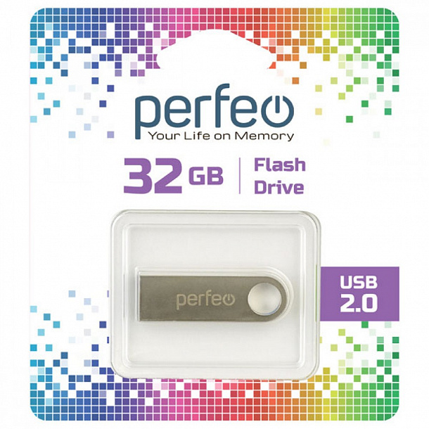 Флэш-карта USB 32GB Perfeo M07 Metal Series
