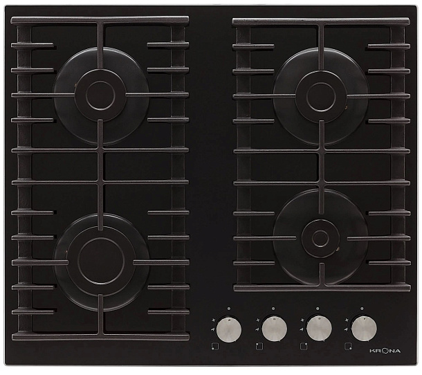 Встраиваемая панель газовая KRONA HAGEL 60 BL