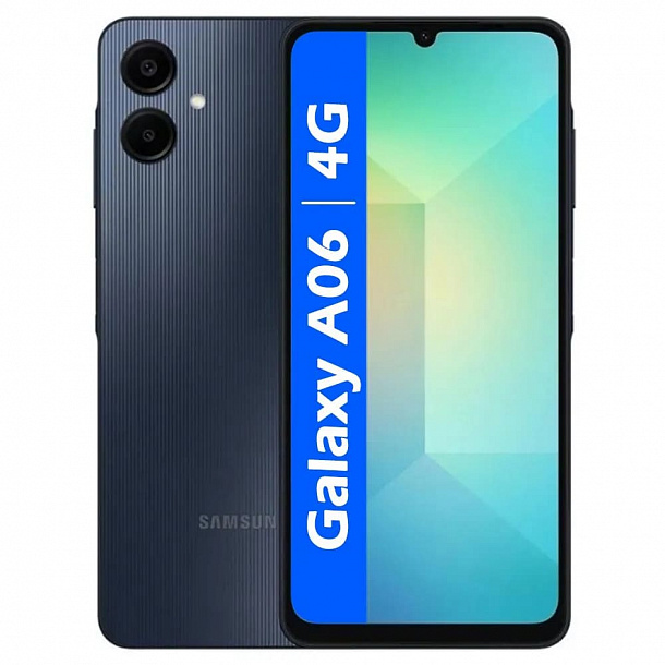 Смартфон Samsung Galaxy A06 6/128 GB,Черный
