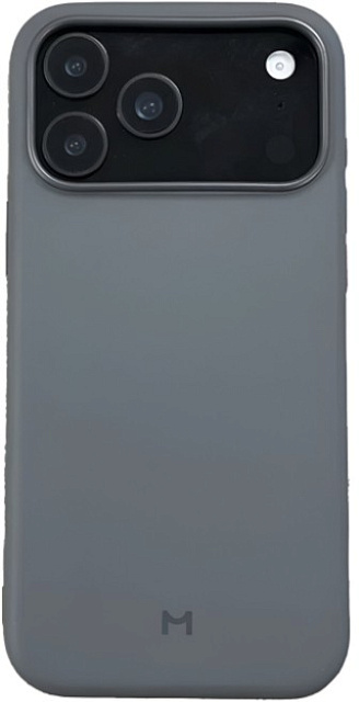 Чехол Magssory для iPhone 17 Pro Max, силикон, с MagSafe, Серый
