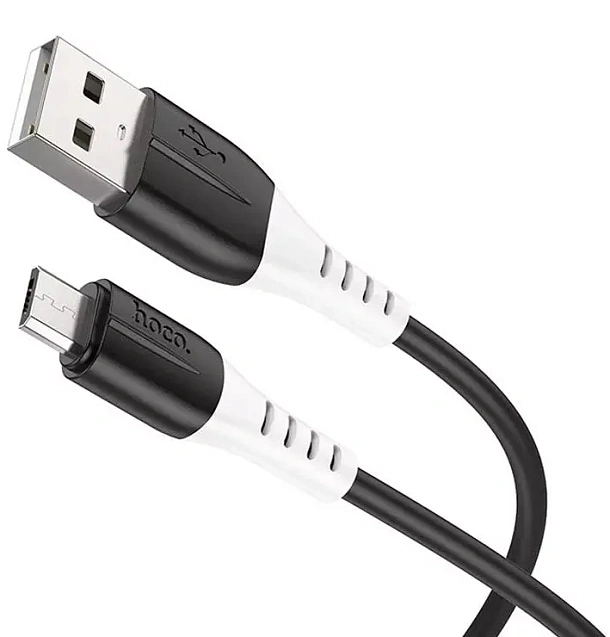 Кабель HOCO Micro USB - USB 2,4A Чёрный
