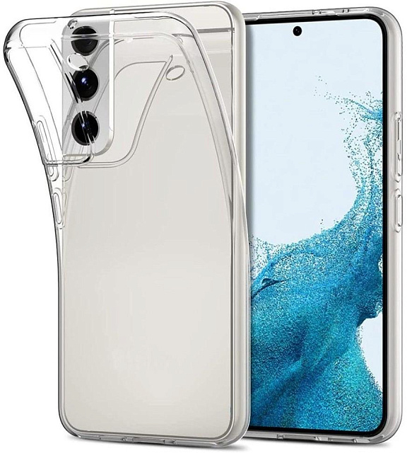 Чехол силиконовый прозрачный для Samsung S23 Plus
