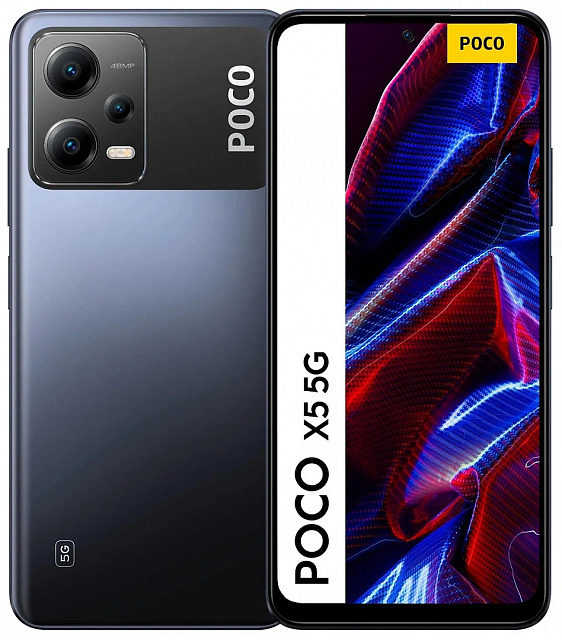 Смартфон Xiaomi POCO X5 5G 6/128 ГБ Global, black
