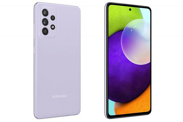 Смартфон Samsung Galaxy A52 8/256 ГБ, белый
