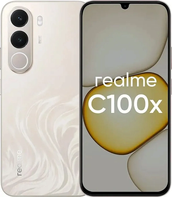 Смартфон Realme C100x 4/256 ГБ Бежевый
