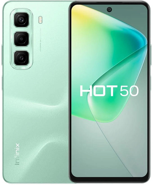 Смартфон Infinix HOT 50 6/256 ГБ, Зеленый
