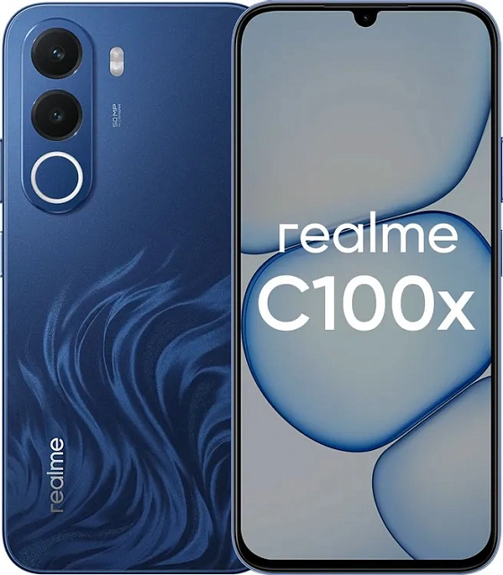Смартфон Realme C100x 4/256 ГБ Синий
