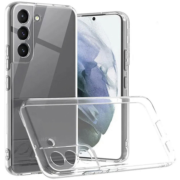 Чехол силиконовый прозрачный для Samsung S22
