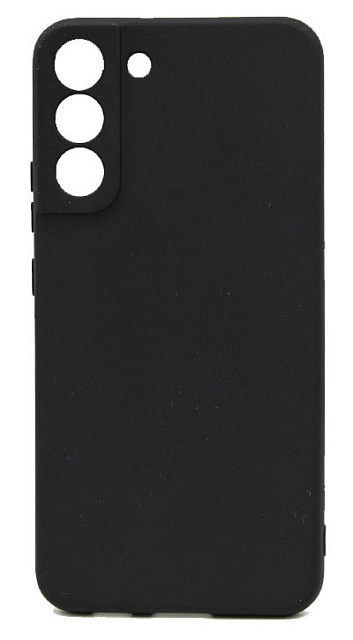 Чехол силиконовый чёрный Samsung S22 Plus
