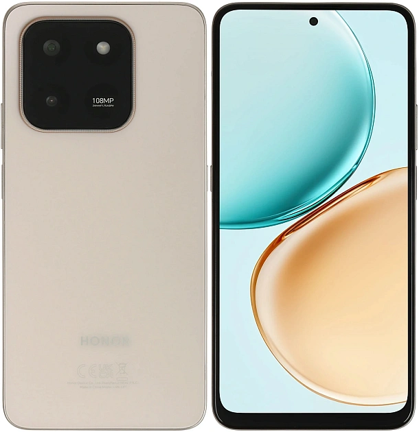 Смартфон Honor X7d 8/256 Гб Золотистый
