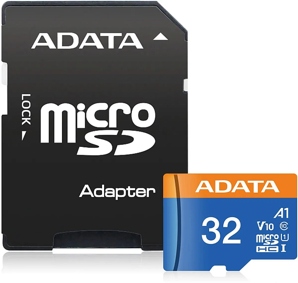 Флэш-карта Micro-SD 32GB ADATA (AUSDH32GUICL10A1-RA1)
