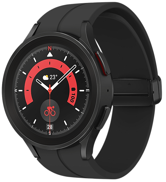 Умные часы Samsung Galaxy Watch5 Pro 45 мм Черный титан
