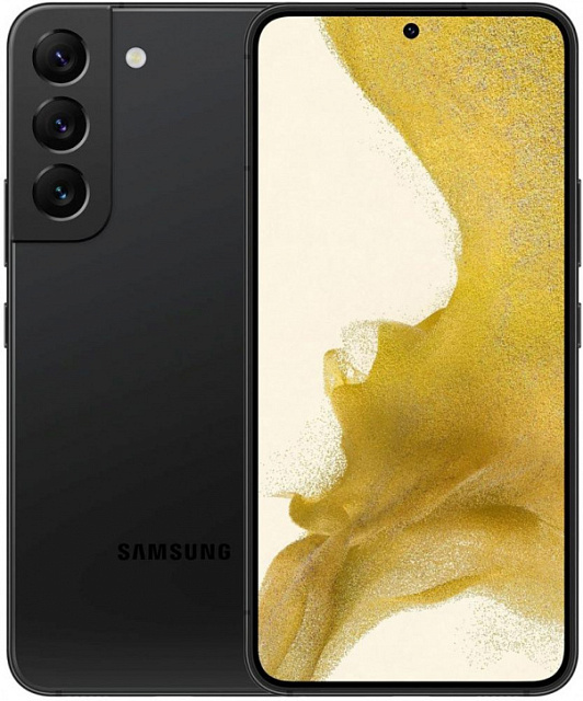 Смартфон Samsung Galaxy S22 (SM-S901E) 8/128 ГБ, черный фантом
