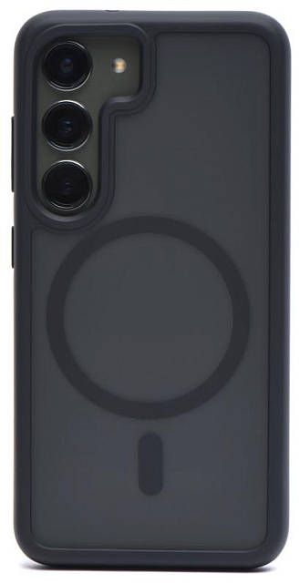Чехол KEEPHONE чёрный полупрозрачный для Samsung S24
